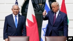 Benyamin Netanyahu və Donald Tramp 