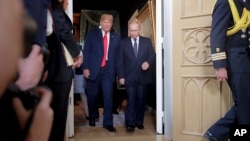 Donald Tramp və Vladimir Putinin Helsinki sammiti. 2018